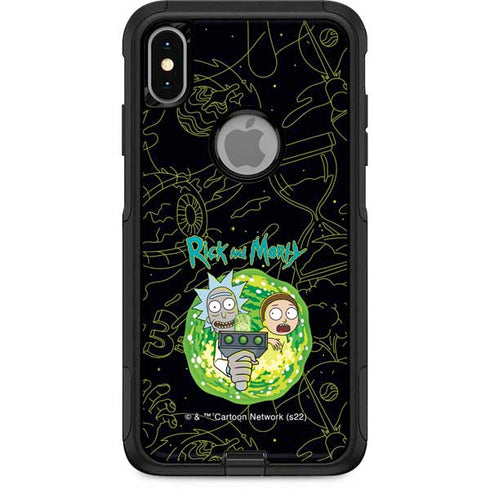 Adult Swim Rick and Morty Portal Travel Otterbox Commuter iPhone Skin